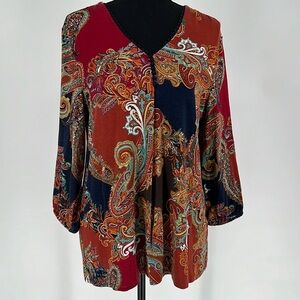 CHICO’S PAISLEY TOP‎